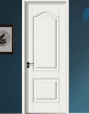 White Solid Plywood Door