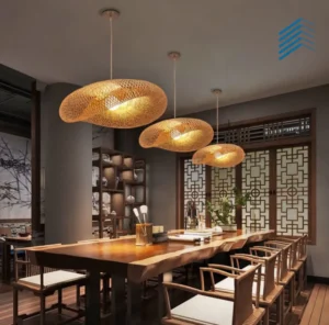 Bamboo Rattan Ceiling Light