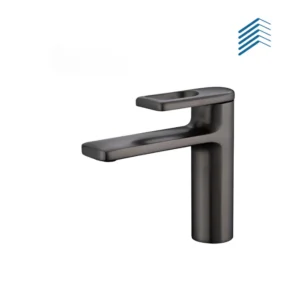 Flat Handle Matte Bathroom Faucet