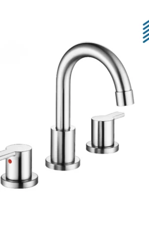 Dual-Handle Bathroom Faucet