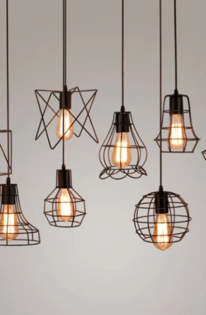 Geometric Metal Pendant Lights