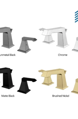 3 hole Flat Bathroom Faucet