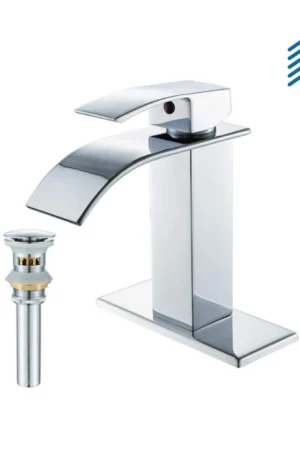 Water-Fall Flow Bathroom Faucet