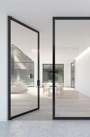 Simple Double Glass Frech Doors
