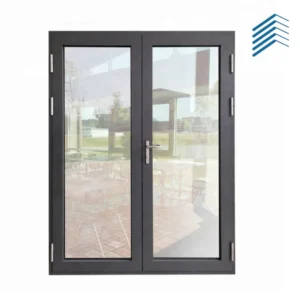 Steel French Double Door Aluminum