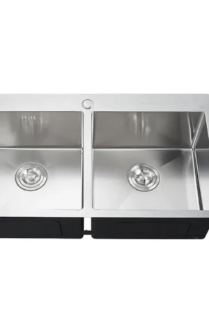 Single Basin Double Bowl Stainless Steel Kitchen Sink