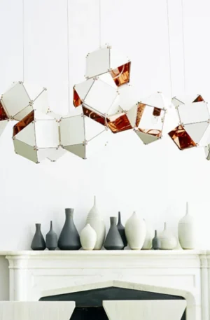 Molecules and Metals Chandelier