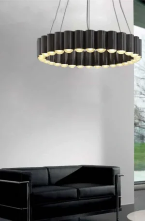 Round Cylinders Chandelier